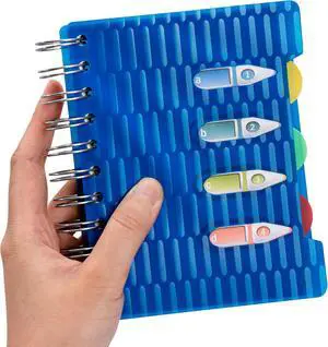 CAGIE A6 Small Spiral Notebook with Dividers 4.1x5.8 | Subject Notebook, Pocket Notebook , College Ruled, Mini Notebooks for School, Office, Sketch, Blue CAGIE A6 Small Spiral Notebook with Dividers 4.1x5.8 | Subject Notebook, Pocket Notebook , College Ruled, Mini Notebooks for School, Office, Sketch, Blue