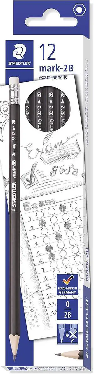 Staedtler Blacklead Pencils 2B (Box of 12) Staedtler Blacklead Pencils 2B (Box of 12)