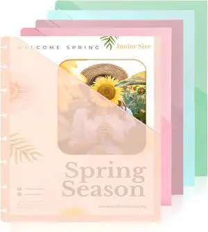 5.5×8.5 inch 5Pcs Junior Size Discbound Pocket Dividers DiscBound Binder Dividers Disc Bound Planner Supplies DiscBound Pocket Folder Discbound Notebook Accessories 8 Disc Planner Cover for Office 5.5×8.5 inch 5Pcs Junior Size Discbound Pocket Dividers DiscBound Binder Dividers Disc Bound Planner Supplies DiscBound Pocket Folder Discbound Notebook Accessories 8 Disc Planner Cover for Office