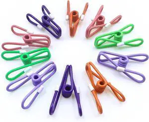 Chip Clips, 10 Pack Colorful Metal Chip Bag Clips with Rubber Caps PVC-Coated Strong Spring Steel Clip for Food Package, Chips Bag, Snack, Clothes pins, Paper, 5 Random Colors 2.2 Inch Chip Clips, 10 Pack Colorful Metal Chip Bag Clips with Rubber Caps PVC-Coated Strong Spring Steel Clip for Food Package, Chips Bag, Snack, Clothes pins, Paper, 5 Random Colors 2.2 Inch