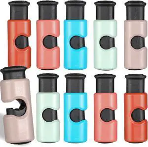 Squeeze and Lock Bread Bag Clips Chip Clips (10pcs Colored) Squeeze and Lock Bread Bag Clips Chip Clips (10pcs Colored)