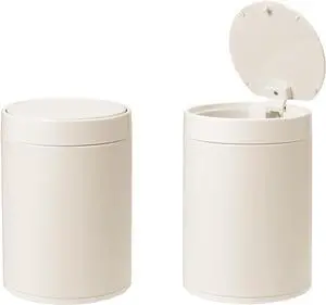 Mini Desktop Trash Can with Swing Lid, Countertop Garbage Bin | Mini compact size, For desktop & countertop, Swing lid design Mini Desktop Trash Can with Swing Lid, Countertop Garbage Bin | Mini compact size, For desktop & countertop, Swing lid design