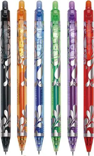 6 Pcs Erasable Gel Pens Erasable Retractable Pens 0.5mm Colored Ink Smooth Writing Pen Aesthetic Pen for Women Men Girls Boys Office School Supplies (6Pcs Colored Ink) 6 Pcs Erasable Gel Pens Erasable Retractable Pens 0.5mm Colored Ink Smooth Writing Pen Aesthetic Pen for Women Men Girls Boys Office School Supplies (6Pcs Colored Ink)