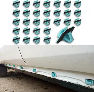 30PCS Rocker Panel Fender Flare Exterior Moulding Clip with Sealer, Rocker Panel Clips, Car Front Lower Fender Rocker Molding Retainer Clip Fit for Hyundai Kia, Replaces #877561F000 87756-1F000 30PCS Rocker Panel Fender Flare Exterior Moulding Clip with Sealer, Rocker Panel Clips, Car Front Lower Fender Rocker Molding Retainer Clip Fit for Hyundai Kia, Replaces #877561F000 87756-1F000