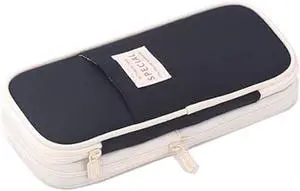 Large Storage Pencil Case Pen Bag with Zipper Big Capacity Pouch Organizer for Office Travel Holder Box Large Storage Pencil Case Pen Bag with Zipper Big Capacity Pouch Organizer for Office Travel Holder Box