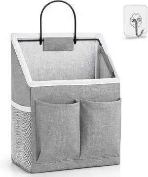 1pcs Wall Hanging Storage Bag, Wall Hanging Baskets for Organizing as Over the Door Organizer, Wall File Organizer, Rv Storage and Organization. For Bedroom, Office, Camper (Gray-Upgraded) 1pcs Wall Hanging Storage Bag, Wall Hanging Baskets for Organizing as Over the Door Organizer, Wall File Organizer, Rv Storage and Organization. For Bedroom, Office, Camper (Gray-Upgraded)