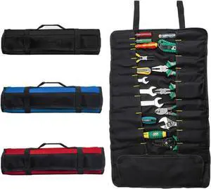 Without Tools for Wrench Screwdriver Pliers Roller compartments Organisers/Canvas roll up Pouch for Men/Small Socket Wallet Without Tools for Wrench Screwdriver Pliers Roller compartments Organisers/Canvas roll up Pouch for Men/Small Socket Wallet