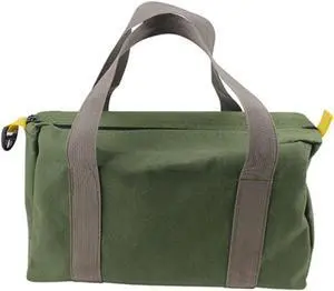 12 Inch Wide Mouth Tool Bag, Heavy Duty Canvas Tool Storage Bag for Men, Large Capacity Tool Tote Bag for Electricians, Power Tool Organizer Pouch 12 Inch Wide Mouth Tool Bag, Heavy Duty Canvas Tool Storage Bag for Men, Large Capacity Tool Tote Bag for Electricians, Power Tool Organizer Pouch
