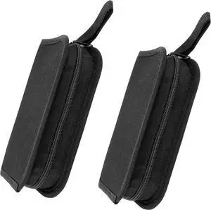 2pack Small Tool Pouch Organizer, Canvas Zipper Pouch with 13 Adjustable Loops and a Storing Belt, Utility Tool Bag for Craft Making, Maintenance, Electrician and Carpenters, 8'' x 4'', Black 2pack Small Tool Pouch Organizer, Canvas Zipper Pouch with 13 Adjustable Loops and a Storing Belt, Utility Tool Bag for Craft Making, Maintenance, Electrician and Carpenters, 8'' x 4'', Black