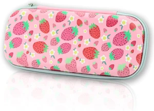 Pink Strawberry Pencil Box Zip Pencil Case for Boys Girls School Organizer Pencil Bag Large Capacity Pencil Pouch Pink Strawberry Pencil Box Zip Pencil Case for Boys Girls School Organizer Pencil Bag Large Capacity Pencil Pouch