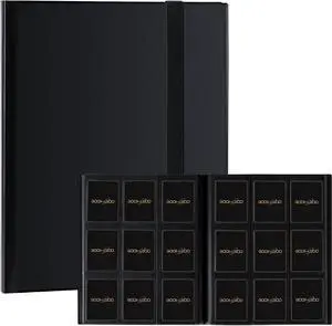 Card Binder 9 Pocket Storage 360 Card Binder,Trading Card Binder (Black) Card Binder 9 Pocket Storage 360 Card Binder,Trading Card Binder (Black)