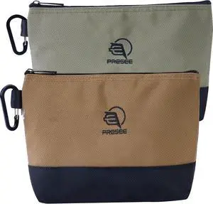 2-Pack 10.5" Heavy-Duty Tool Pouch, 1680D Nylon, Zipper, Green Khaki 2-Pack 10.5" Heavy-Duty Tool Pouch, 1680D Nylon, Zipper, Green Khaki