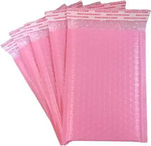 25 Pack 4x6 Inches Small Pink Poly Bubble Lined Mailers Padded Shipping Envelopes Self Seal Mailer Waterproof, Shockproof and Dustproof (Pink 4x6 Inches-25pcs) 25 Pack 4x6 Inches Small Pink Poly Bubble Lined Mailers Padded Shipping Envelopes Self Seal Mailer Waterproof, Shockproof and Dustproof (Pink 4x6 Inches-25pcs)