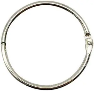 KINGFOREST 2 Inch (20 Pack) Loose Leaf Binder Book Rings, Heavy Duty Nickel Plated Steel Rings, Rust-Resistant Metal Key Rings for Index Cards, DIY Crafts, Recipe Organizers, Notebooks & Documents KINGFOREST 2 Inch (20 Pack) Loose Leaf Binder Book Rings, Heavy Duty Nickel Plated Steel Rings, Rust-Resistant Metal Key Rings for Index Cards, DIY Crafts, Recipe Organizers, Notebooks & Documents