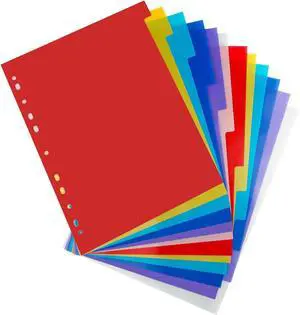 12 Tab Binder Dividers 3 Ring Plastic Binder Dividers with Tabs, Multicolor Notebook Dividers for 2/3/4/11 Ring Binders, Letter Size (8.2×11.6 Inch) 12 Tab Binder Dividers 3 Ring Plastic Binder Dividers with Tabs, Multicolor Notebook Dividers for 2/3/4/11 Ring Binders, Letter Size (8.2×11.6 Inch)
