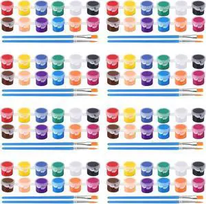 8 Pack Mini Acrylic Paint Set, 12 Colors Acrylic Paint Strips with 16 Brushes, Washable Paint for Kids & Adults Craft, 112 PCS Painting kit for Easter Eggs, Birthday, Party Favor, Classroom Art Gifts 8 Pack Mini Acrylic Paint Set, 12 Colors Acrylic Paint Strips with 16 Brushes, Washable Paint for Kids & Adults Craft, 112 PCS Painting kit for Easter Eggs, Birthday, Party Favor, Classroom Art Gifts