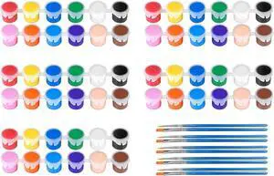 5 Pack Mini Acrylic Paint Set,12 Colors Acrylic Paints Strips for Adults Craft Paint,70 PCS Painting Kit Container Strips Storage, Perfect for Home Birthday Party Favors 5 Pack Mini Acrylic Paint Set,12 Colors Acrylic Paints Strips for Adults Craft Paint,70 PCS Painting Kit Container Strips Storage, Perfect for Home Birthday Party Favors