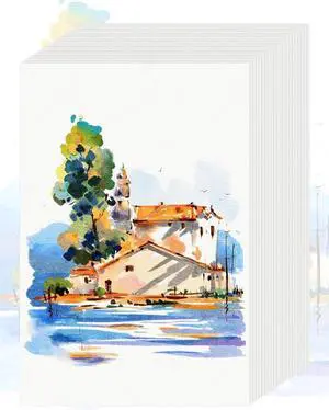 21 Sheets Watercolor Paper 9x12, 140 LB Cold Press Watercolor Paper Pad | 300 GSM Water Color Paper 9x12, Art Supplies for Kids Adults, Watercolor Pad for Painting, Sketching, Acrylic, Gouache 21 Sheets Watercolor Paper 9x12, 140 LB Cold Press Watercolor Paper Pad | 300 GSM Water Color Paper 9x12, Art Supplies for Kids Adults, Watercolor Pad for Painting, Sketching, Acrylic, Gouache