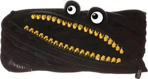 Grillz Pencil Case for Kids, Cute Zipper Pouch for Boys Girls and Teens, Stationery Bag for School ,Black Grillz Pencil Case for Kids, Cute Zipper Pouch for Boys Girls and Teens, Stationery Bag for School ,Black