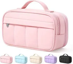 Pencil Case for Girls, Cute Large Capacity Pencil Pouch Pen Bag, Pink | Cute Aesthetic Multi-Compartment Pencil Box Stationery Organizer with Zipper, Portable Back to School Supplies Pencil Case for Girls, Cute Large Capacity Pencil Pouch Pen Bag, Pink | Cute Aesthetic Multi-Compartment Pencil Box Stationery Organizer with Zipper, Portable Back to School Supplies