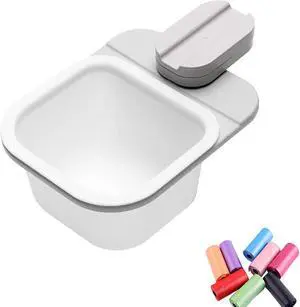 Rotatable Clip-on Mini Garbage Can with 1 Trash Bag | Clipped Under Dinner Desk or Table Counter, Small Waste Basket, Tiny Trash Bin, Small Garbage Bin for Desktop Rotatable Clip-on Mini Garbage Can with 1 Trash Bag | Clipped Under Dinner Desk or Table Counter, Small Waste Basket, Tiny Trash Bin, Small Garbage Bin for Desktop