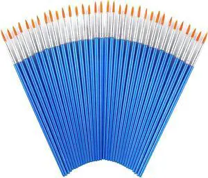 60 Pcs Round Paint Brushes Bulk, Small Paint Brush for Painting | Shed-Free Nylon Bristles, Fine Detail Painting, School Classroom Arts Crafts, Crafts Face Painting 60 Pcs Round Paint Brushes Bulk, Small Paint Brush for Painting | Shed-Free Nylon Bristles, Fine Detail Painting, School Classroom Arts Crafts, Crafts Face Painting