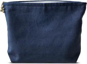 Large Makeup Bag Travel Cosmetic Pouch, Navy Blue GR | Logo-Free, Blank Canvas Pouch, Customizable DIY Craft Bag for Painting and Embroidery, Personalization Gift Large Makeup Bag Travel Cosmetic Pouch, Navy Blue GR | Logo-Free, Blank Canvas Pouch, Customizable DIY Craft Bag for Painting and Embroidery, Personalization Gift