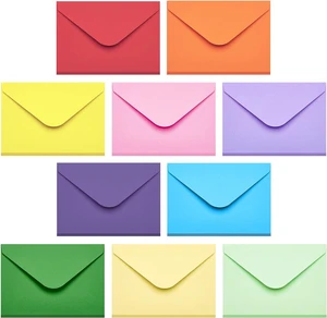 50PACK Gift Card Envelopes Credit Card Size Mini Envelopes Colorful Tiny Pocket Envelope For Business Card, Small Note Cards 10 Assorted Colors 4X2.75 Inches, Fit Credit Cards | Colorful Mini Envelope 50PACK Gift Card Envelopes Credit Card Size Mini Envelopes Colorful Tiny Pocket Envelope For Business Card, Small Note Cards 10 Assorted Colors 4X2.75 Inches, Fit Credit Cards | Colorful Mini Envelope