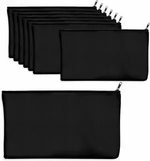 10 PCs 8.3x4.7 Black canvas Zipper Pouch, Makeup Bags Bulk Pencil Pouch with Sturdy ZipperMulti-Purpose DIY Crafts Toiletry Canvas Bags Case for Sublimation, Stationery & Cosmetic Storage 10 PCs 8.3x4.7 Black canvas Zipper Pouch, Makeup Bags Bulk Pencil Pouch with Sturdy ZipperMulti-Purpose DIY Crafts Toiletry Canvas Bags Case for Sublimation, Stationery & Cosmetic Storage