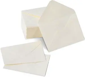 100 Pack 4 x 2.75" Mini Envelopes 120GSM Cream Gift Card Envelopes Bulk Small Paper Gift Card Sleeves Greeting Card Business Card Tiny Envelope Pockets for Card & Invitation 100 Pack 4 x 2.75" Mini Envelopes 120GSM Cream Gift Card Envelopes Bulk Small Paper Gift Card Sleeves Greeting Card Business Card Tiny Envelope Pockets for Card & Invitation
