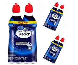 2 Pack Fresh Scent Toilet Bowl Cleaning Gel 24oz Each, Strong Cling Action for Stubborn Bathroom Stains 2 Pack Fresh Scent Toilet Bowl Cleaning Gel 24oz Each, Strong Cling Action for Stubborn Bathroom Stains