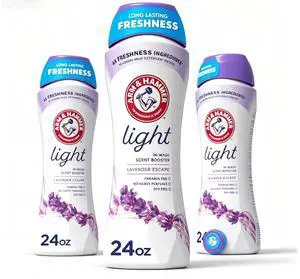 Light In-Wash Laundry Scent Booster Crystals Lavender Escape 24 Oz, Dye & Paraben Free, Safe for HE & Standard Washers Light In-Wash Laundry Scent Booster Crystals Lavender Escape 24 Oz, Dye & Paraben Free, Safe for HE & Standard Washers