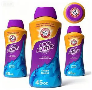 Odor Blasters In-Wash Laundry Scent Booster Fresh Burst 45 Oz, Odor Eliminating Crystals, Works in HE & Standard Washers Odor Blasters In-Wash Laundry Scent Booster Fresh Burst 45 Oz, Odor Eliminating Crystals, Works in HE & Standard Washers