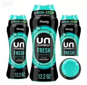 12.2 oz Laundry Fragrance Beads, Adjustable Scent Strength, Recycled Plastic Bottle 12.2 oz Laundry Fragrance Beads, Adjustable Scent Strength, Recycled Plastic Bottle