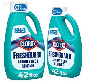 Fresh Guard Laundry Odor Remover Clean Linen Scent 42 fl oz, Bleach-Free, Color Safe, HE & Standard Washing Machines Fresh Guard Laundry Odor Remover Clean Linen Scent 42 fl oz, Bleach-Free, Color Safe, HE & Standard Washing Machines