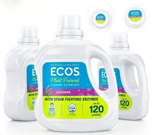 110 fl oz Plant-Based Laundry Soap, Coconut-Powered Formula, Brightens Fabrics & Natural Fabric Softening 110 fl oz Plant-Based Laundry Soap, Coconut-Powered Formula, Brightens Fabrics & Natural Fabric Softening