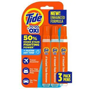 3 Pack Portable Stain Remover Pens Fresh Scent, PocketFriendly Emergency Stain Treatment for Clothes & Carpets 3 Pack Portable Stain Remover Pens Fresh Scent, PocketFriendly Emergency Stain Treatment for Clothes & Carpets