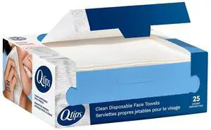 25Count Disposable Cotton Face Towels, Antimicrobial Coating, Gentle for Sensitive Skin, Home & Travel Use 25Count Disposable Cotton Face Towels, Antimicrobial Coating, Gentle for Sensitive Skin, Home & Travel Use