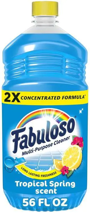 56 fl oz Tropical Spring Scent AllPurpose Cleaning Liquid, MultiSurface for Floors, Counters, Bathrooms & Furniture 56 fl oz Tropical Spring Scent AllPurpose Cleaning Liquid, MultiSurface for Floors, Counters, Bathrooms & Furniture
