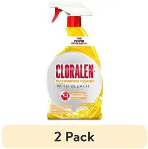 2 Pack BleachInfused MultiSurface Cleaner Spray, Targets Tough Stains & Mildew, 32 fl oz Per Bottle 2 Pack BleachInfused MultiSurface Cleaner Spray, Targets Tough Stains & Mildew, 32 fl oz Per Bottle