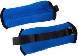 Pair of 1lb Adjustable Ankle Wrist Weights, Soft Breathable Neoprene Fabric, Secure Fit for Home Fitness & Workout Resistance Training Pair of 1lb Adjustable Ankle Wrist Weights, Soft Breathable Neoprene Fabric, Secure Fit for Home Fitness & Workout Resistance Training