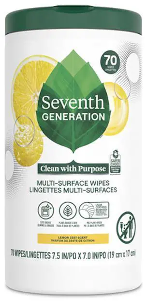 70Count LemonZest MultiSurface Wipes, Scent from Essential Oils & Botanical Ingredients, OneStep Quick Clean for Kitchen, Bathroom & Kids Toys 70Count LemonZest MultiSurface Wipes, Scent from Essential Oils & Botanical Ingredients, OneStep Quick Clean for Kitchen, Bathroom & Kids Toys