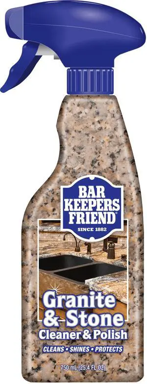 25.4 fl oz MultiPurpose Granite & Stone Care Spray, for Routine Wiping and Heavy Greasy Soil Treatment on Indoor Stone Countertop Surfaces 25.4 fl oz MultiPurpose Granite & Stone Care Spray, for Routine Wiping and Heavy Greasy Soil Treatment on Indoor Stone Countertop Surfaces