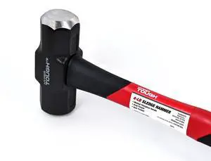 Hyper Tough 4Pound Mini Sledge Hammer, HeatTreated Carbon Steel Head, ComfortGrip Fiberglass Handle for Demolition & Striking Tasks Hyper Tough 4Pound Mini Sledge Hammer, HeatTreated Carbon Steel Head, ComfortGrip Fiberglass Handle for Demolition & Striking Tasks