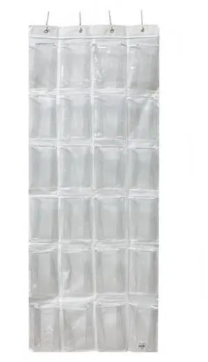 Mainstays OvertheDoor Closet Shoe Storage, 24 Spacious Clear Pockets, Breathable NonWoven Fabric for Adult & Kids Footwear & Accessories Mainstays OvertheDoor Closet Shoe Storage, 24 Spacious Clear Pockets, Breathable NonWoven Fabric for Adult & Kids Footwear & Accessories
