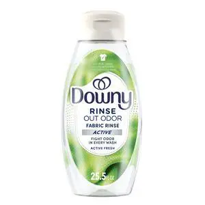 Downy Rinse Out Odor Laundry Rinse, Active Fresh Scent, 25.5 fl oz, DyeFree OdorRemoving Fabric Rinse for Activewear & Towels Downy Rinse Out Odor Laundry Rinse, Active Fresh Scent, 25.5 fl oz, DyeFree OdorRemoving Fabric Rinse for Activewear & Towels