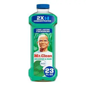 Mr. Clean 23oz Concentrated AllPurpose Liquid Cleaner, Febreze Scent, Safe for Finished Wood Floors, Kitchen and Bathroom Surfaces Mr. Clean 23oz Concentrated AllPurpose Liquid Cleaner, Febreze Scent, Safe for Finished Wood Floors, Kitchen and Bathroom Surfaces