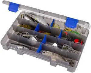 Fishing Tackle Utility Box by Flambeau Outdoors, Zerust Max AntiCorrosion Protection, 12 Removable Dividers, 24 Compartments for Lures and Bait Storage Fishing Tackle Utility Box by Flambeau Outdoors, Zerust Max AntiCorrosion Protection, 12 Removable Dividers, 24 Compartments for Lures and Bait Storage