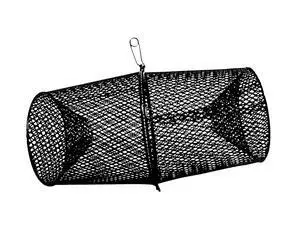 Frabill Torpedo Minnow Trap, Mesh, Black Frabill Torpedo Minnow Trap, Mesh, Black