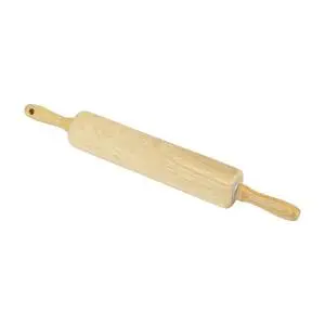 Wood Rolling Pin 10" x 2", Water-Resistant, Wood Barrel Dough Rolling Pin, GoodCook, 1 Piece Wood Rolling Pin 10" x 2", Water-Resistant, Wood Barrel Dough Rolling Pin, GoodCook, 1 Piece